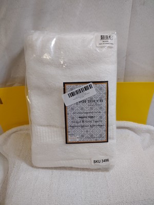 HAND TOWELS-Melrose 160471 Lavish Touch Luxury Linens 100% Cotton 15''x22''