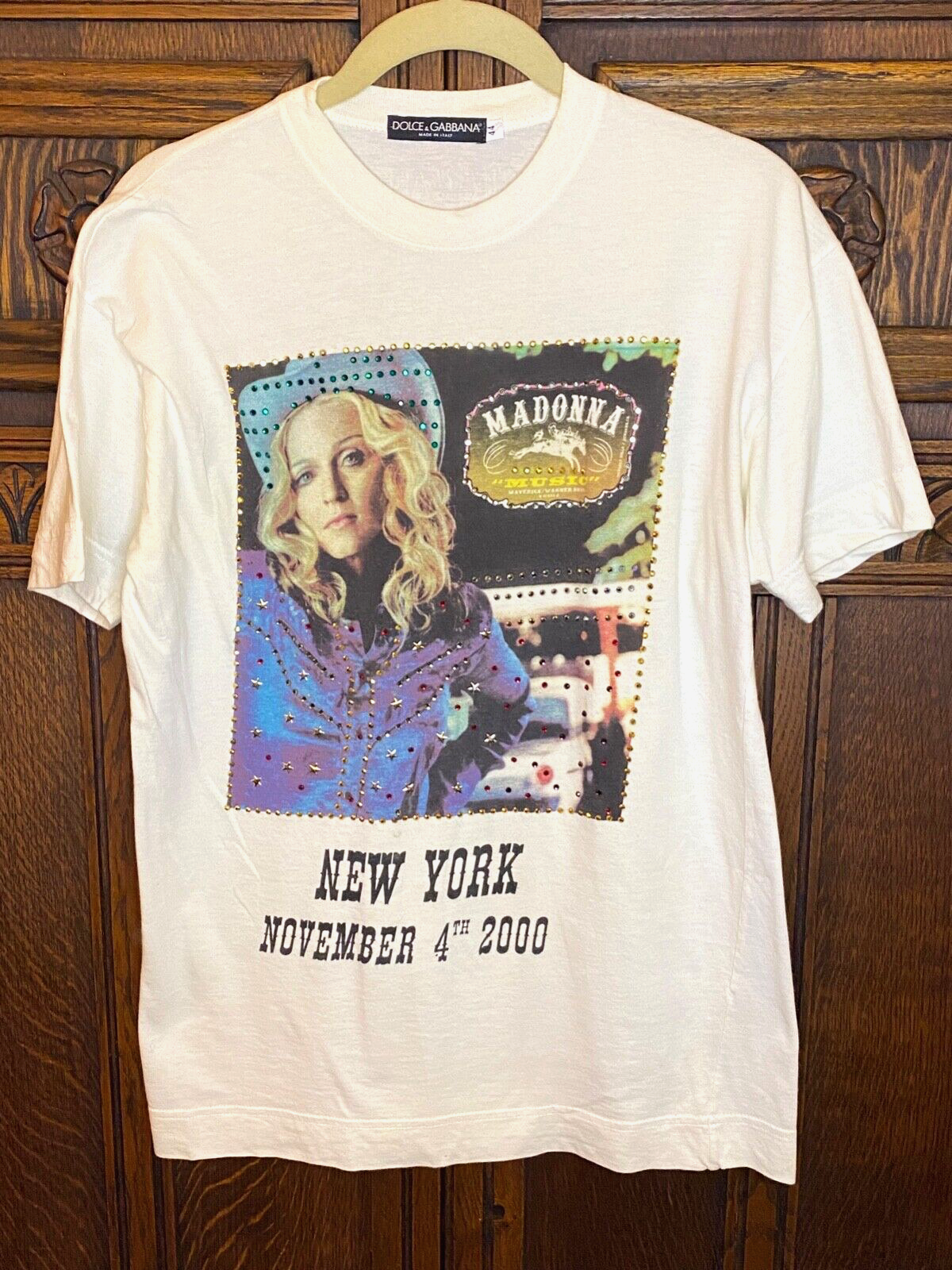 トップス 00s dolce&gabbana long t-shirt italy Rare Vintage Dolce & Gabbana Madonna T Shirt Womens Medium