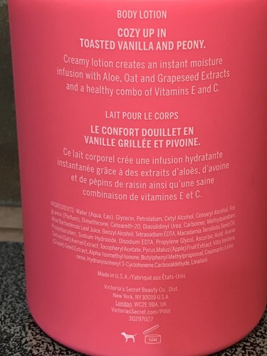 Victoria's Secret Pink Warm And Cozy Mist/lotion Full Size