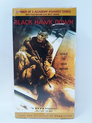 Black Hawk Down (VHS, 2002) New, Factory Sealed
