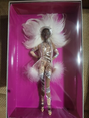 Stephen Burrows Pazette Barbie Doll Shipper W3459 Model Collector Gold New AA 