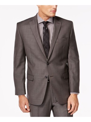 

RALPH LAUREN Мужской серый костюм Ultraflex Heather Regular Fit из смесовой шерсти, раздельный