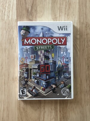 Monopoly Streets Nintendo Wii Game Complete With Manual Tested