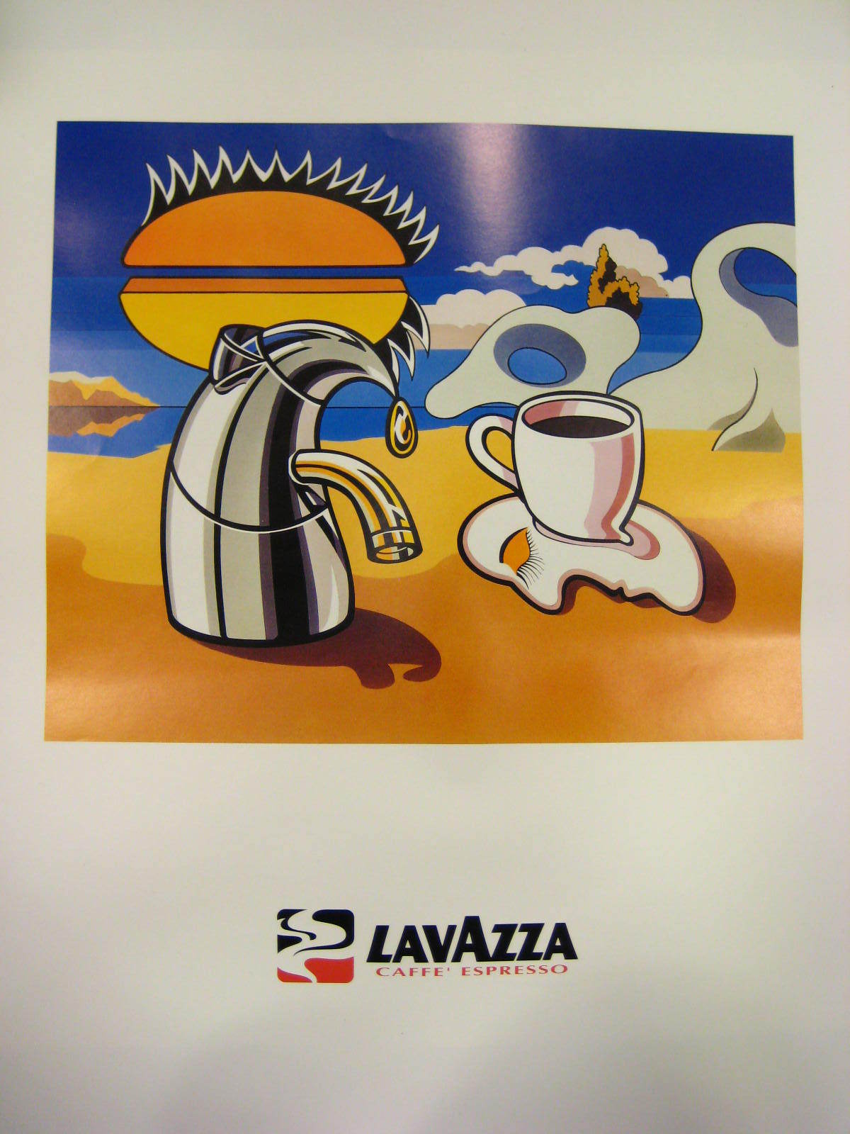 ポスター　額縁　LAVAZZA ラバッツァ　コーヒー 人気の新作 ポスター 額縁 アート用品 コーヒー ラバッツァ