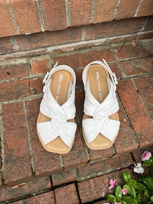 Melissa Baja East White Rubber Jelly Sandal Size 7 Women s