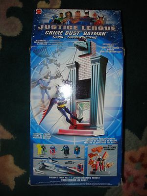 DC Comics Justice League Crime Bust BATMAN Figure By MATTEL (2003)