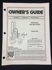 Mighty Mac Log Splitter Manual