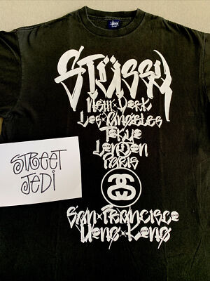 希少 STUSSY x Chaz CUSTOMADE WorldTour L 希少 STUSSY x Chaz CUSTOMADE WorldTour L