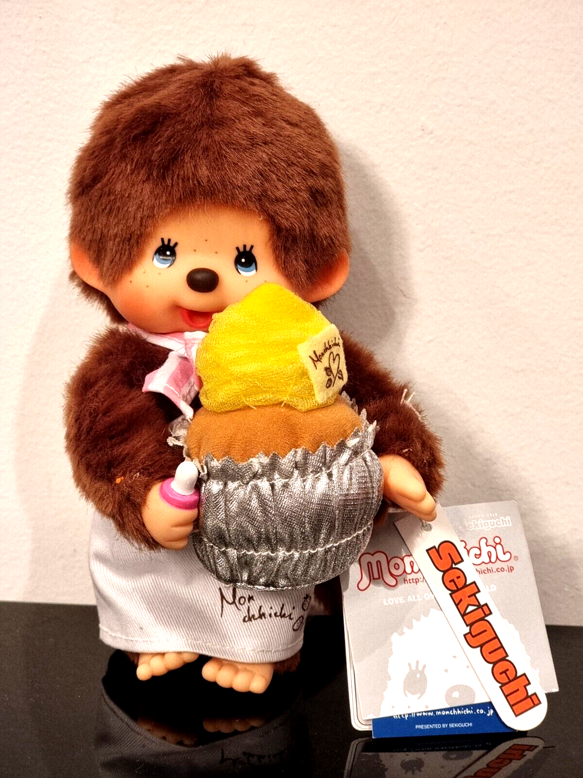 Monchhichi Waiter Cake Boy Monchichi Sekiguchi 20cm 8