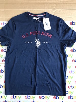 US POLO ASSN MENS T-SHIRT NAVY MENS SIZE XL NEW W TAG LK!!!