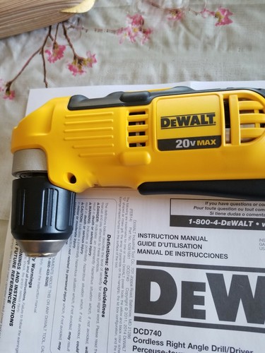 Dewalt DCD740 20 Volt 3/8 Right Angle Drill Driver Bare tool NEW