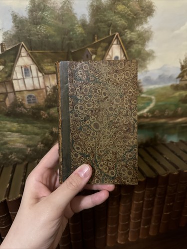 【20%】【No56】アンティーク【１８１５年】洋書(海外チケット 楽天市場】古書 古い本 洋書 1冊 Lサイズ 黒 茶 ベージュ