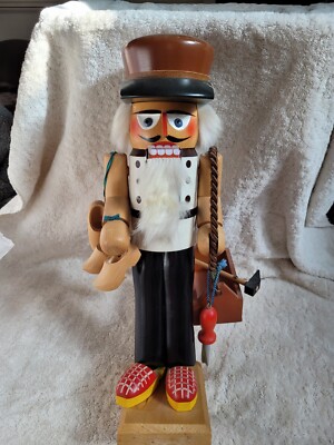 Steinbach Nutcracker Vintage W. Germany Cobbler Shoe Maker 15'' Tall Handmade 
