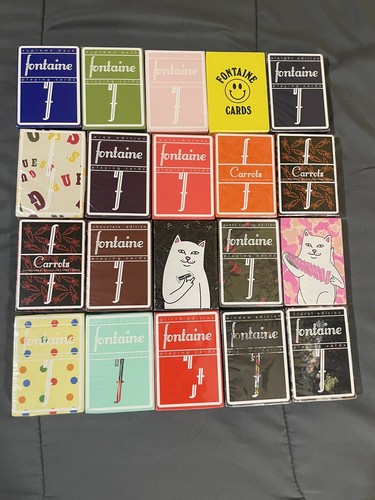 fontaine playingcards 6種セット Fontaine 500 Playing Cards Fontaine Futures Set 500 Edition