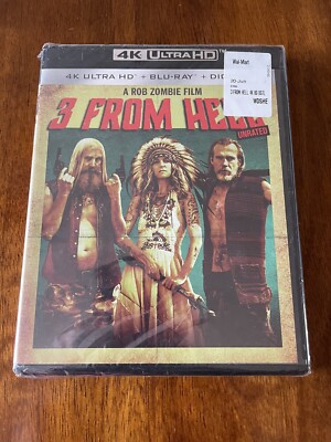 3 From Hell [New 4K UHD Blu-ray] With Blu-Ray, 4K Mastering, Dolby, Subtitled,