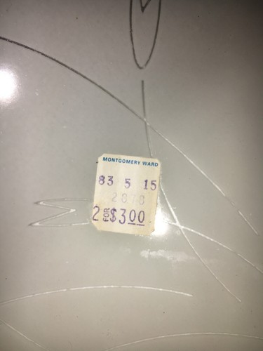 New Vintage Montgomery Ward Retro House Ceiling Light Shade and Fixture 11 1/2