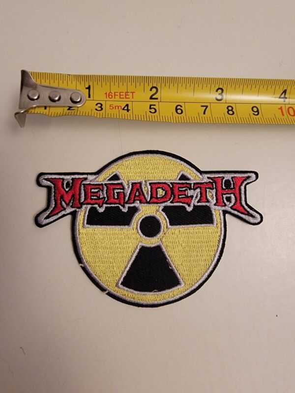 Megadeth Metal Patch Nuclear Mustaine Sew On Iron Rust In Peace Vic Rattlehead