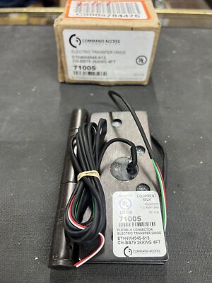 Command Access 4.5'' x 4.5'' Electric 4-Wire BB1279 Hinge US10B ETH4W4545-613-BB79