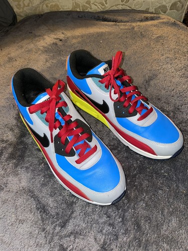 red yellow and blue air max