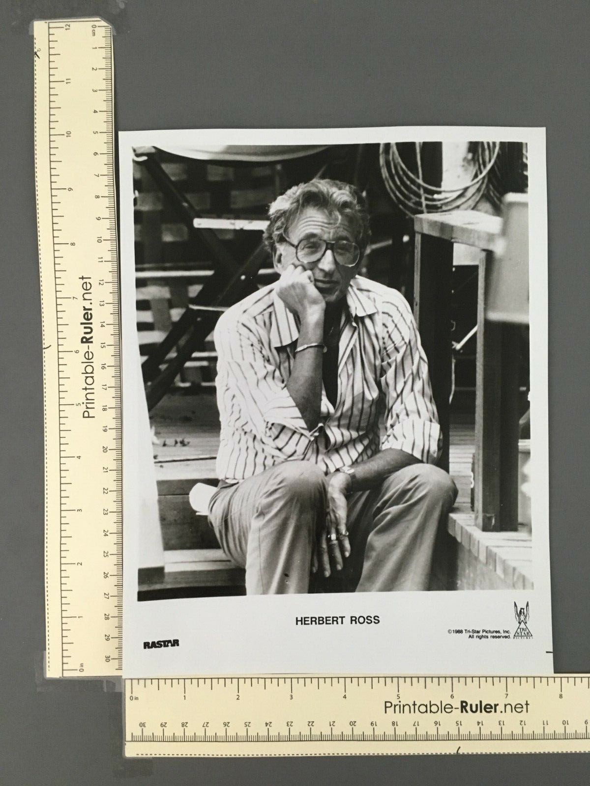 Herbert Ross Publicity Photo 1988 From Press Kit For Steel Magnolias Movie
