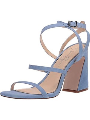 

JESSICA SIMPSON Женские голубые кожаные гладиаторы на каблуке Raymie, 12 м, Light blue, JS-RAYMIE