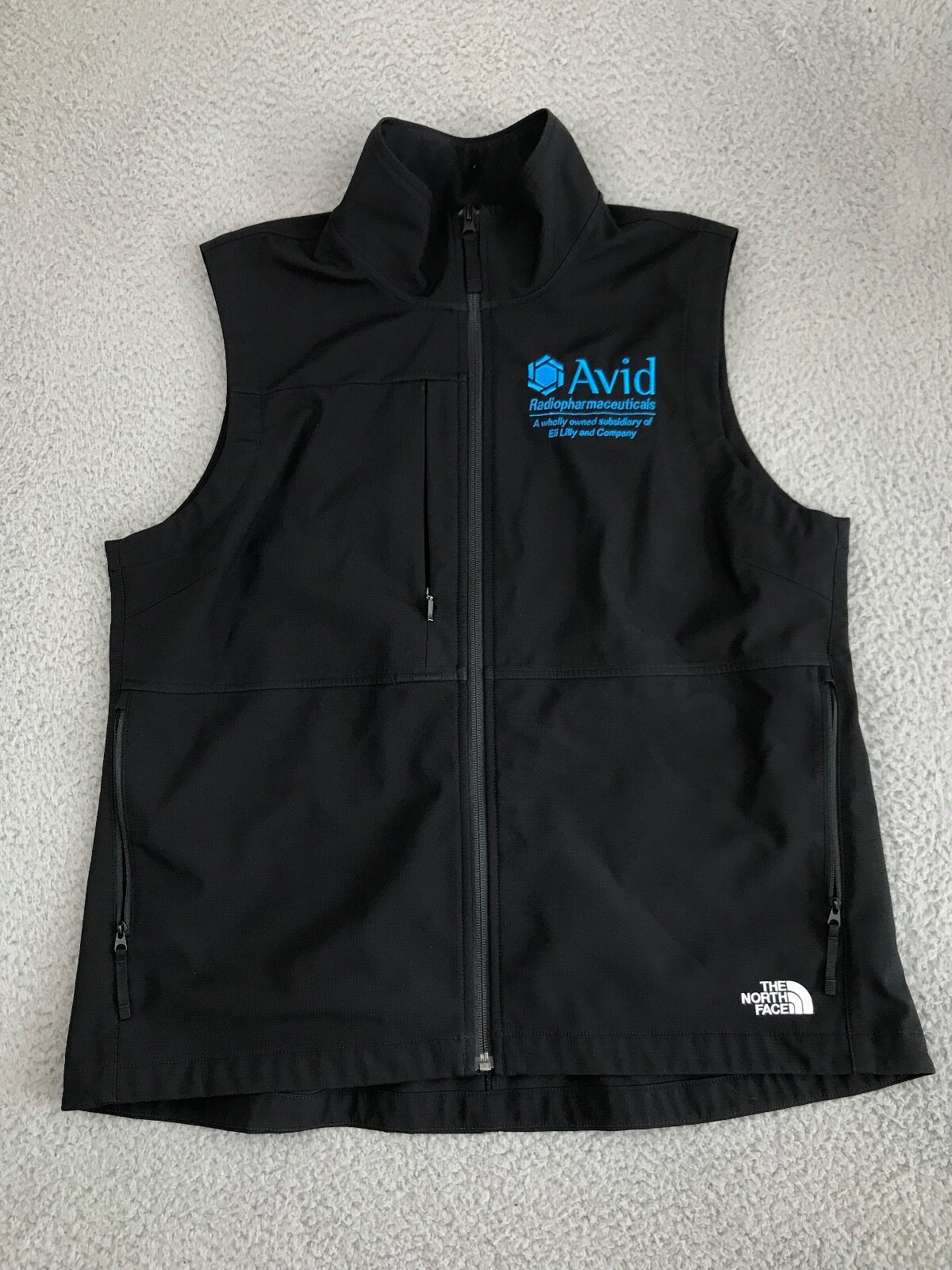 The North Face Vest Women's XL Black Full Zip Pockets High
