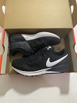 New Women’s Size 5 Black White Nike Air Zoom Structure 22 Running Shoes
