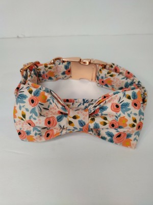 Unique Style Paws Dog Collar Bow Tie Collar Adjustable Collars for Dogs and Cats