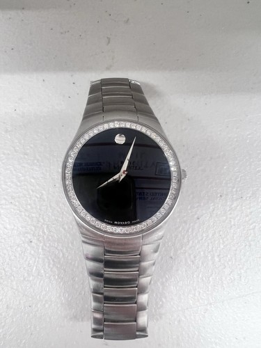 MOVADO ポケットウォッチ シルバー Movado® Men's Quest Watch in Stainless Steel, 40MM
