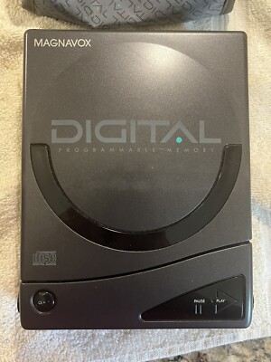 Super Rare Magnavox CD6800 GY01 Vintage Portable CD Player 1989-Works-READ