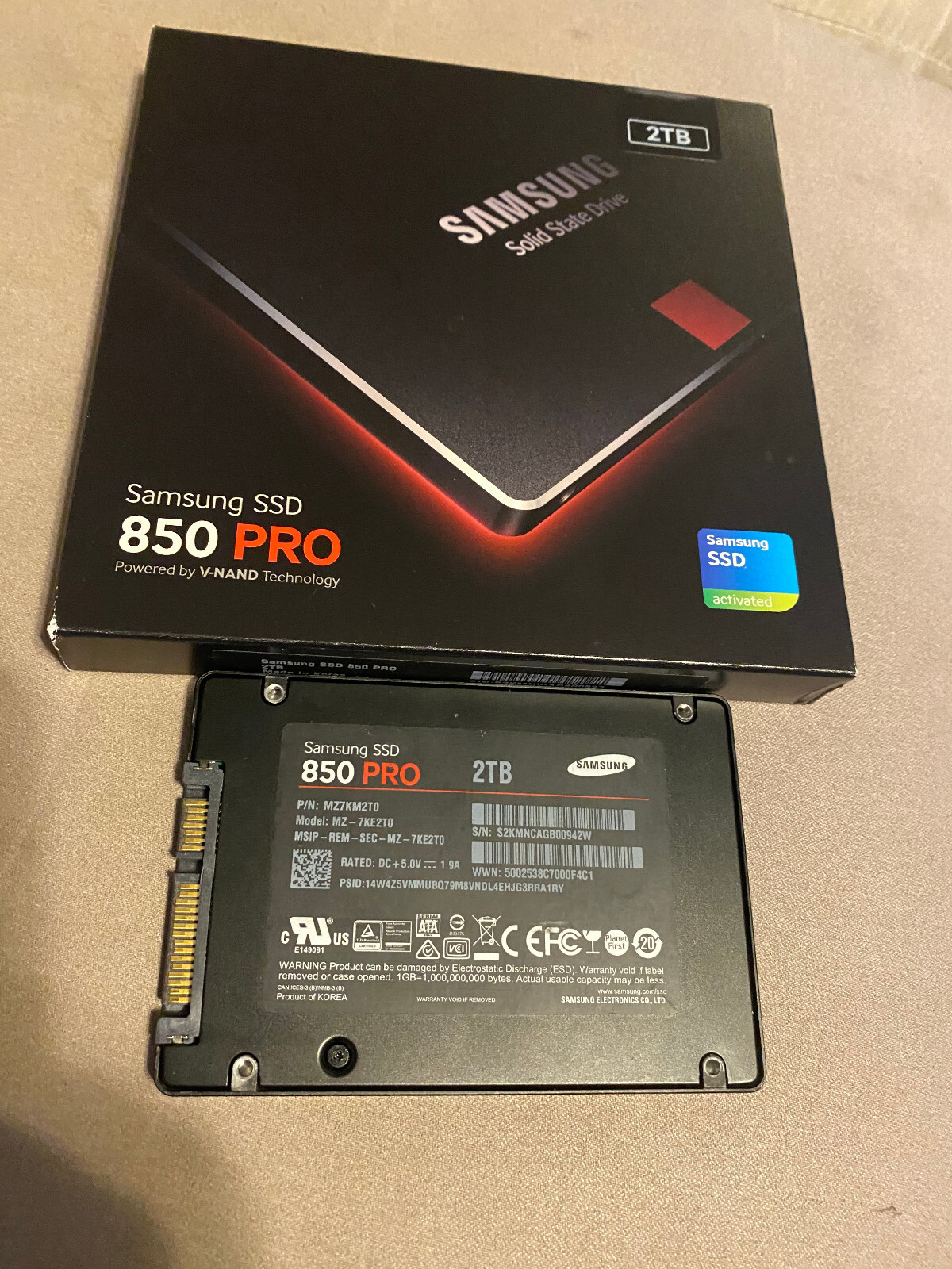 Samsung 850 Pro Series 2TB 2.5inch SATA3 6Gbps Internal SSD