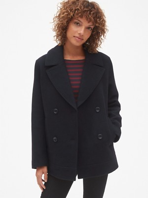 未使用　FIDELITY WOMENS SHORT 4B PEACOAT M Fidelity Sportswear Pea Coat | Garmentory