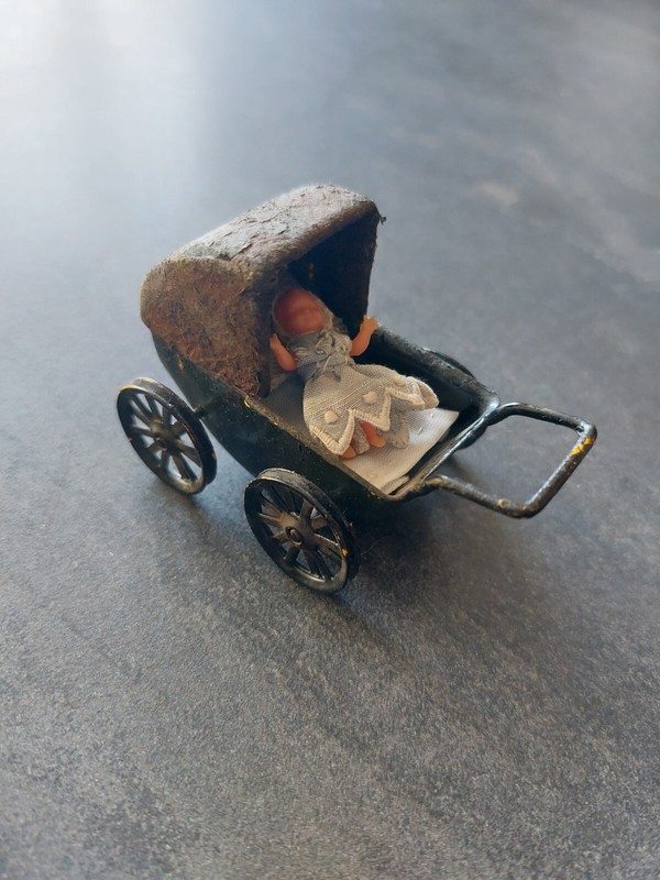 Landau PoupÃ©E Lilliputienne Mignonnette  Xix Ã¨Me 