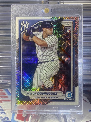 2024 Bowman Chrome Jasson Dominguez Mojo Refractor RC #17
