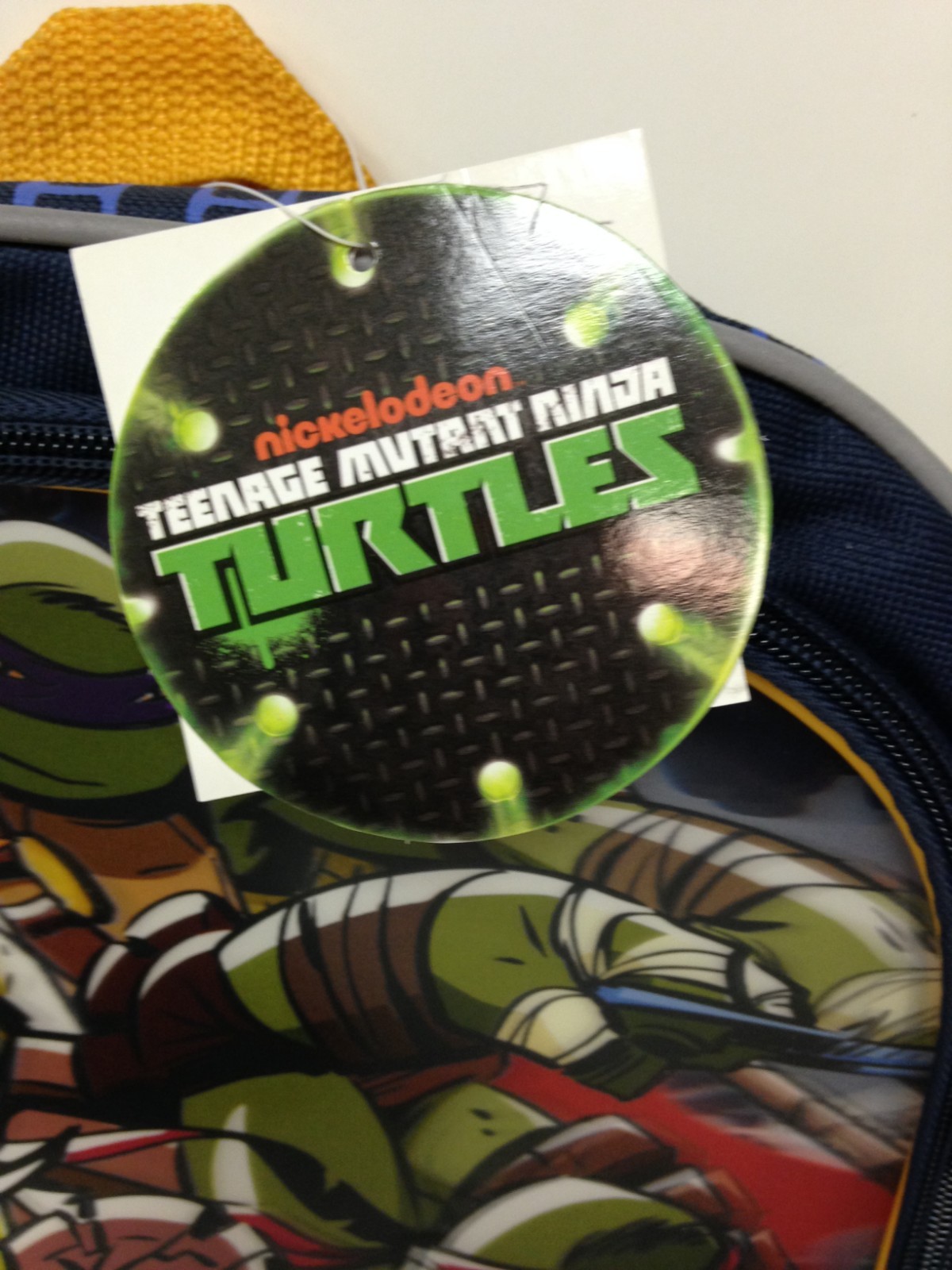 **NEW** Nickelodeon Teenage Mutant Ninga Turtles 3D Bookbag Bag Blue