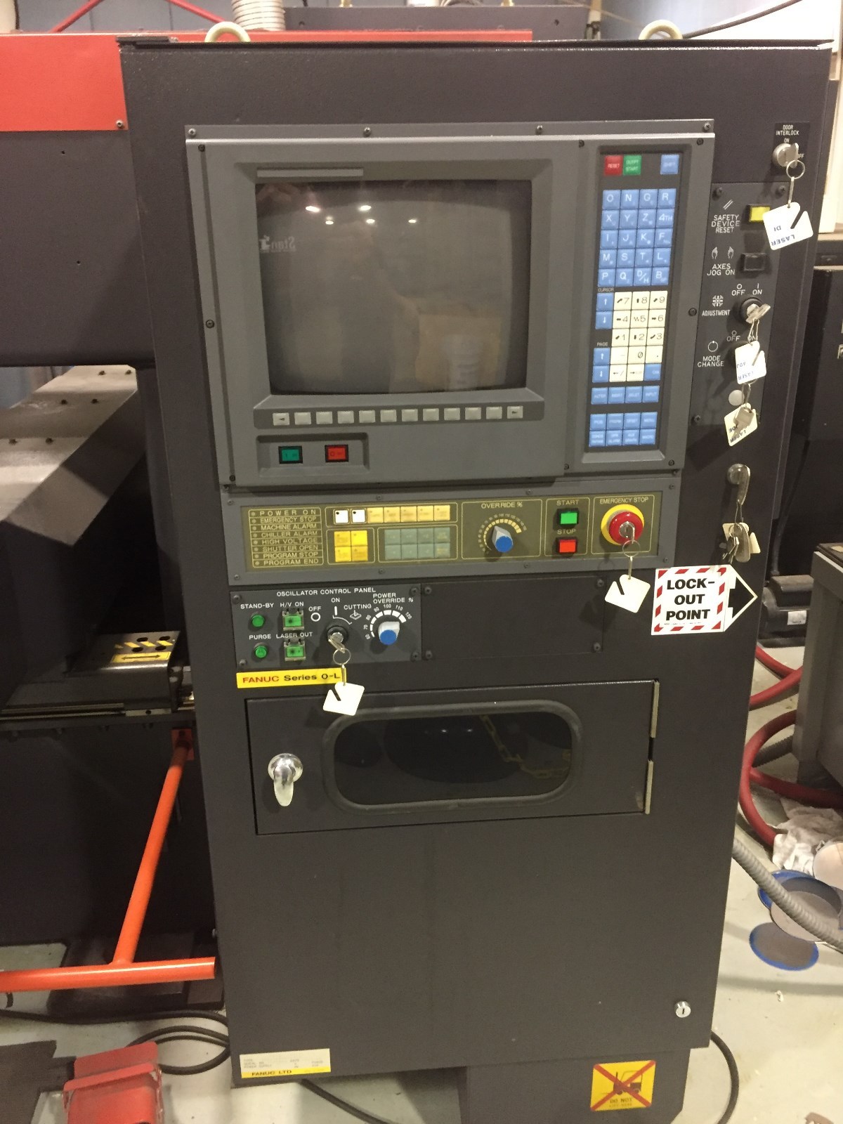 AMADA LASMAC 655 LASER CNC CUTTER FANUC CONTROL