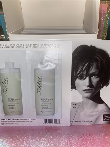 25X ~ Fekkai Advanced Brilliant Glossing shampoo & conditioner set 0.3 oz each