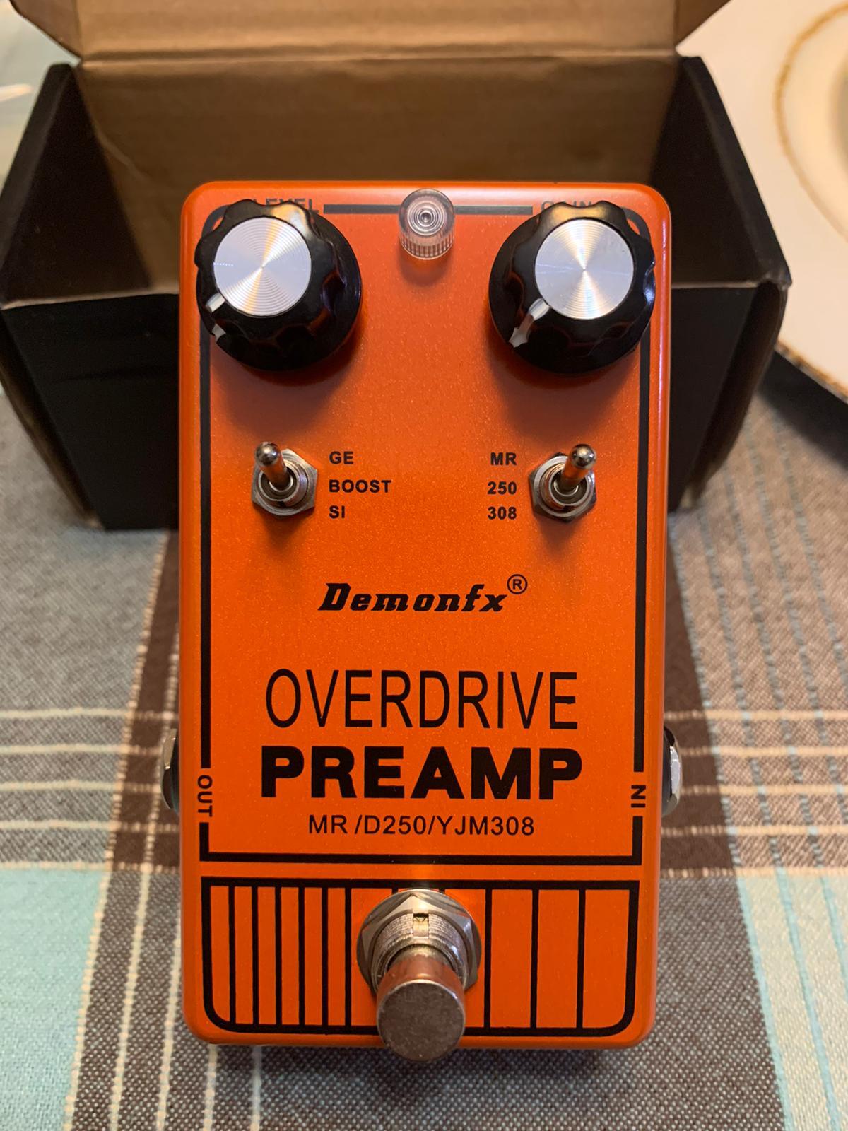 Demonfx YJM308 Multi Toggle Overdrive Preamp Guitar Effect