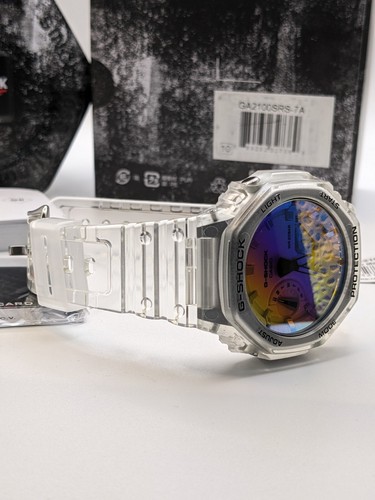 Pre-owned Casio G-shock Ga2100srs-7a Analog-digital Watch "new"