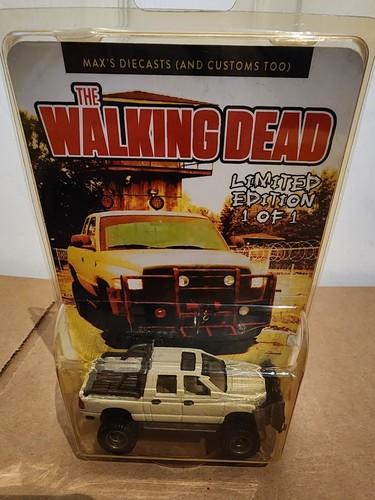 Hot Wheels Walking Dead CUSTOM Quad Cab Pickup Truck W/real