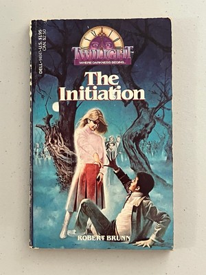The Initiation Twilight Paperback YA Horror Book Robert Brunn RARE 