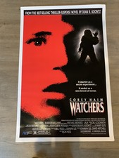 Vtg 1988 Dean Koontz "Watchers" Movie Poster 27x41 Corey ...