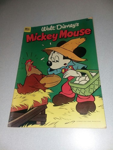 3 Issue mickey mouse Walt Disney golden age Dell Comics Lot Run set Collection