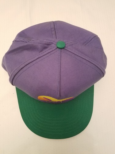 Vintage Purple and Green Camel Racing Snapback Cap Hat