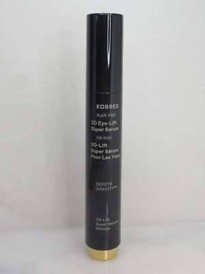 KORRES BLACK PINE 3D EYE- LIFT SUPER SERUM 0.51 OZ (NWOB)
