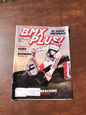 Vintage April  1983 BMX PLUS Magazine Old School Bike Bicycle Motocross Rare