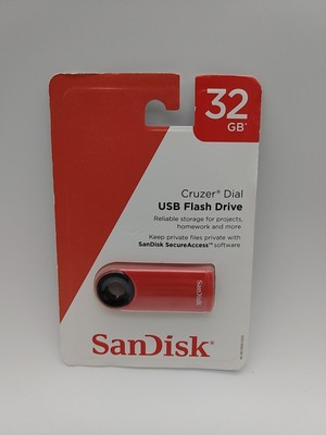 SanDisk Cruzer Dial 32GB USB Flash Drive 
