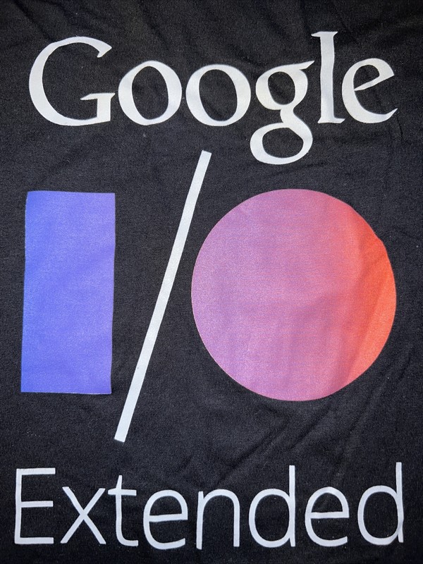 New Official GOOGLE Extended I/O Developers Conference Shirt Men’s Large