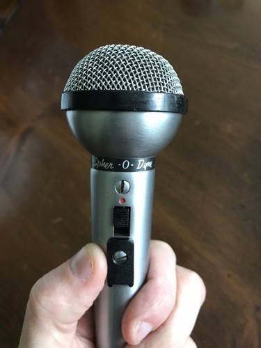 Vintage 1960's Shure 533SB dynamic microphone old used midcentury Low Z