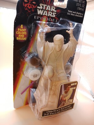 Hasbro Star Wars Obi-Wan Kenobi 3-D Figure Painter - 4 Paint Colors and Brush